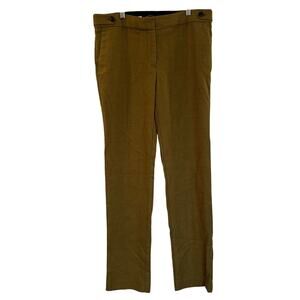 Ann Taylor Green Pants sz 8 Tall Plaid Long Pants